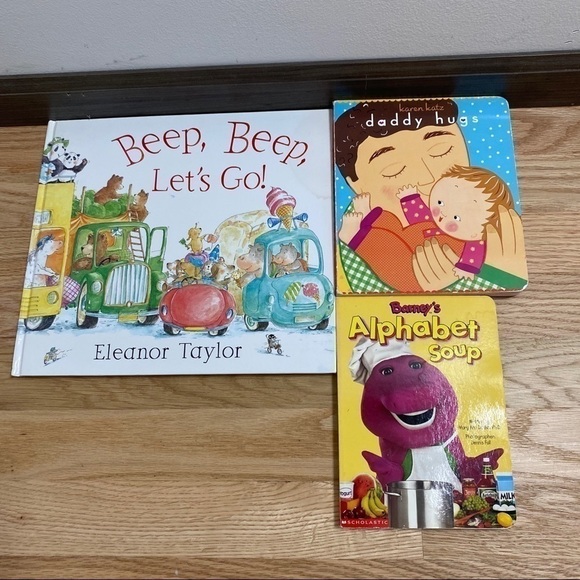 Children’s Hardcover Book Bundle Barney Daddy Lot - Picture 2 of 3